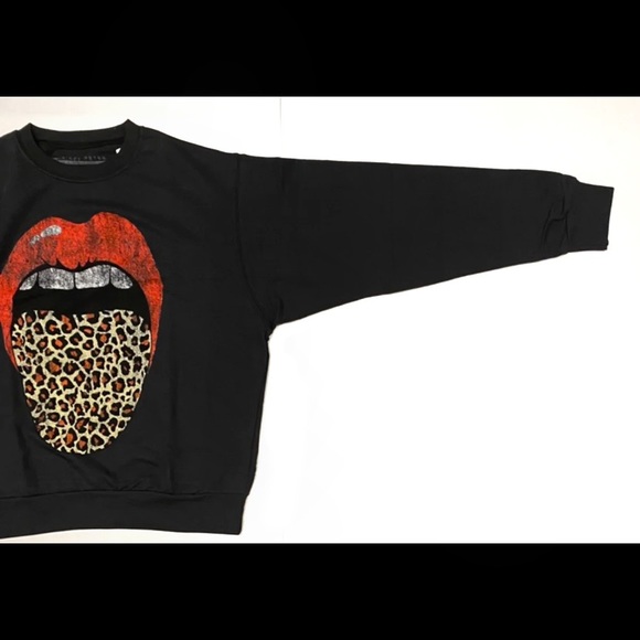 Prince Peter Leopard Tongue Pullover 
